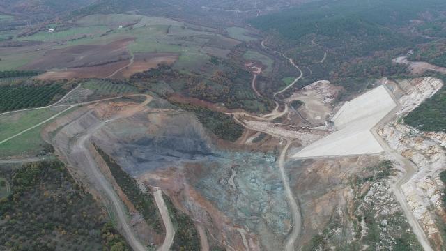 Karacabey’deki Yeşildere Barajı’nın yapımı aralıksız devam ediyor