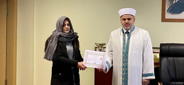 Gürcistanlı kadın Mudanya’da Müslüman olup “Meryem” ismini aldı