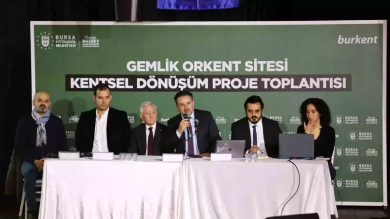 Gemlik’te Kentsel Dönüşüm Projesi Değerlendirildi