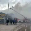 Bursa’da Yangın Trafiği Aksattı