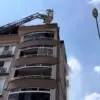 Bursa’da 5 Katlı Binanın Zemin Katında Yangın Çıktı
