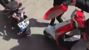 Motosiklet Kazasında İlginç Diyalog