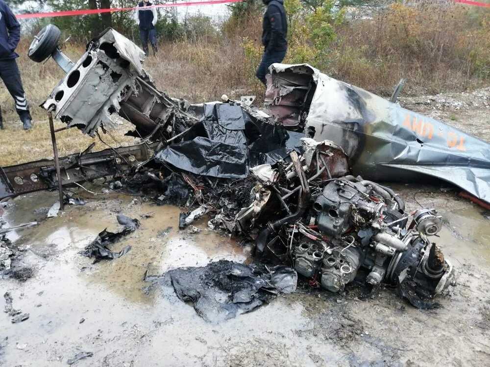 Bursa’da eğitim uçağı düştü…2 ölü