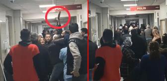 Bursa’da balkondan düşen kadının hayatını kaybetmesi sonucu hastanede karşılaşan iki aile, birbirine girdi
