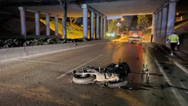 Bursa’da iş makinesine arkadan çarpan motosiklet sürücüsü hayatını kaybetti