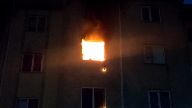 Bursa’da çıkan ev yangını söndürüldü